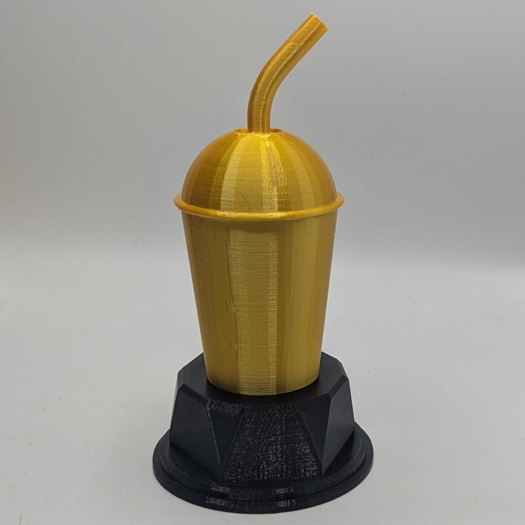 Personalised Drink Trophy, Iced Drink Award Gift, Custom Trophy Gift, Funny Drink Award, Office Trophy, Cold Drink Lover, Drink Cup Award