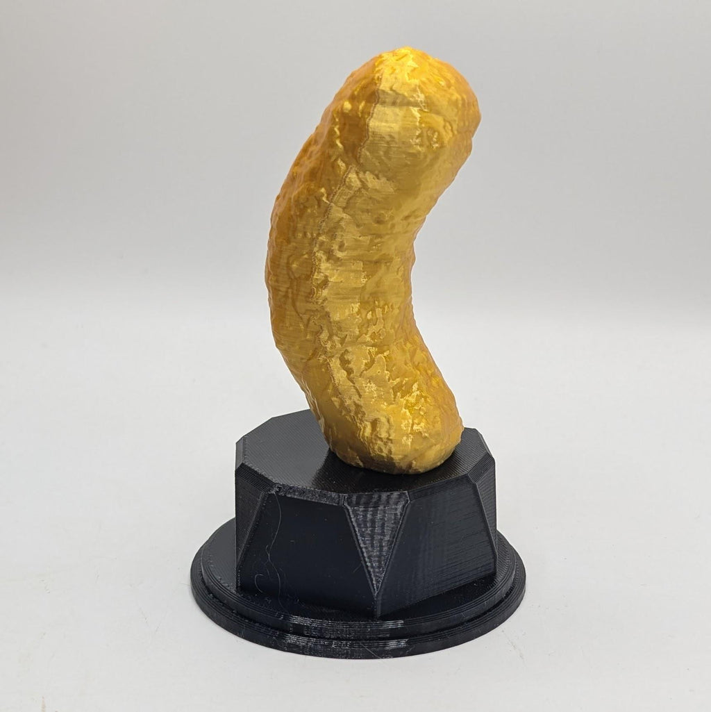 Personalised Cheesy Puff Trophy, Cheesy Crisp Award, Gift for friend, Joke Award, Personalised Cheesy Trophy Award, Cheese Puff Lover Gift