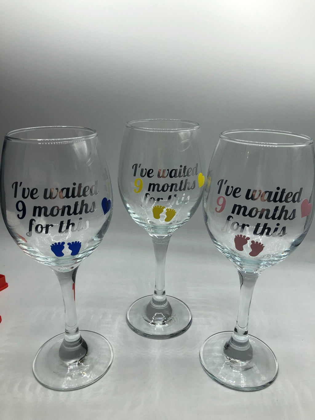 Baby Shower Gift for Mum / Pregnancy Gift for Mum / Gift for New Mum / Gift for New Mummy / I've Waited 9 Months For This Glass Gift