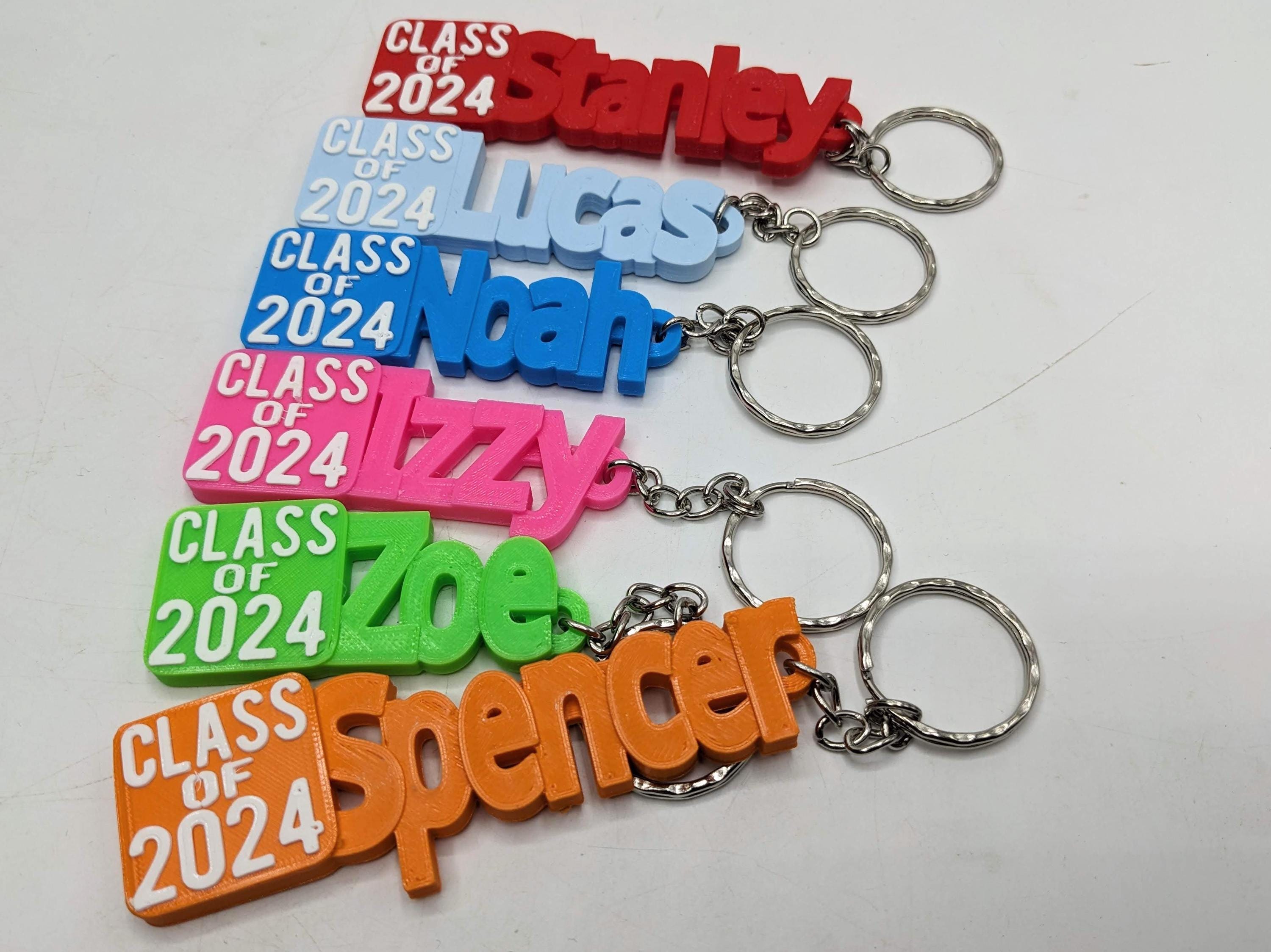 Personalised School Leavers Keyring, Class of 2025, School Leavers Gifts, Personalised Primary School Leaver, Secondary School Leaver Gift