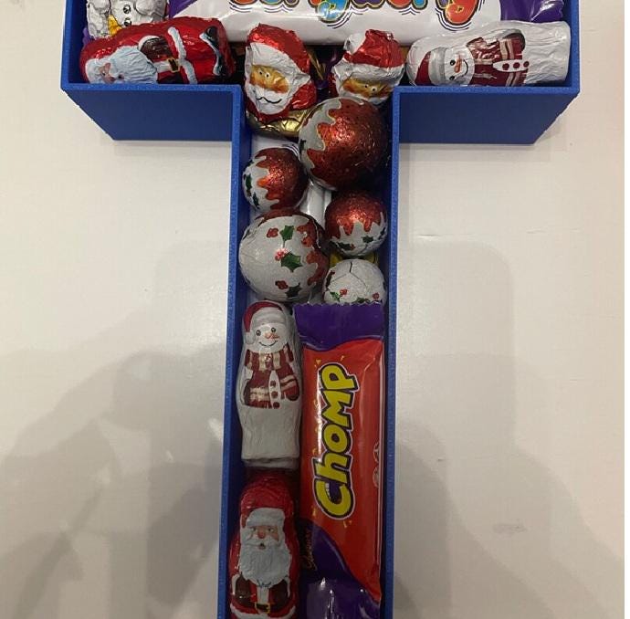 Fillable Sweet Letter, Large Letters (8.5"), Birthday Cake Alternative, Wedding Table Decoration, Birthday Party Display, Letter Sweet Box