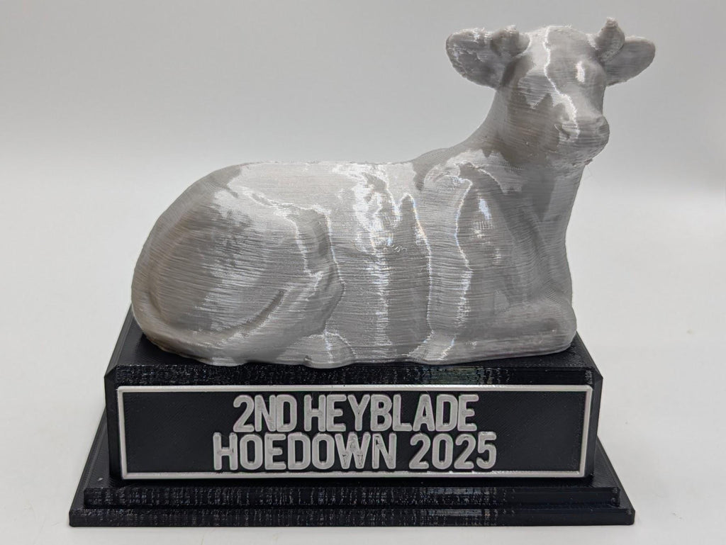 Personalised Cow Trophy, Farmer Cow Trophy, Gift for Cow Lover, Custom Trophy Gift, Cow Award Gift, Office Trophy, Animal Lover Award, Cow