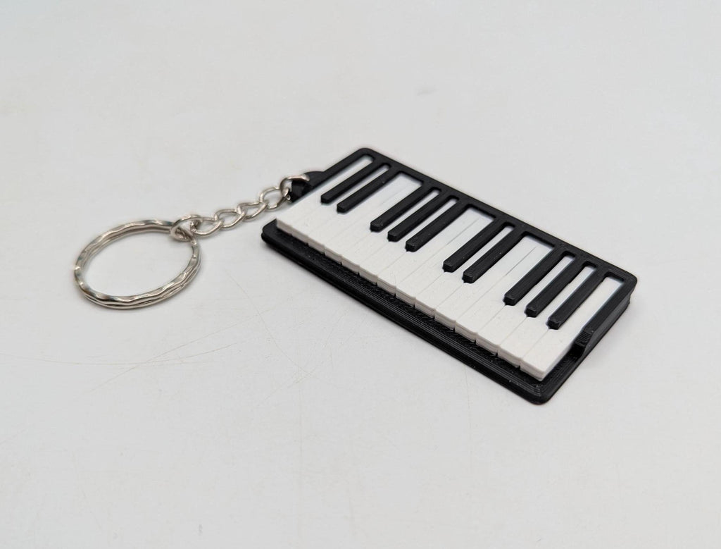 Piano Keyring, Keyboard Keyring, Piano Shape Gift, Piano Player Gift, Music Teacher Gift, Musician Keyring, Pianist Gift, Piano Lover Gift