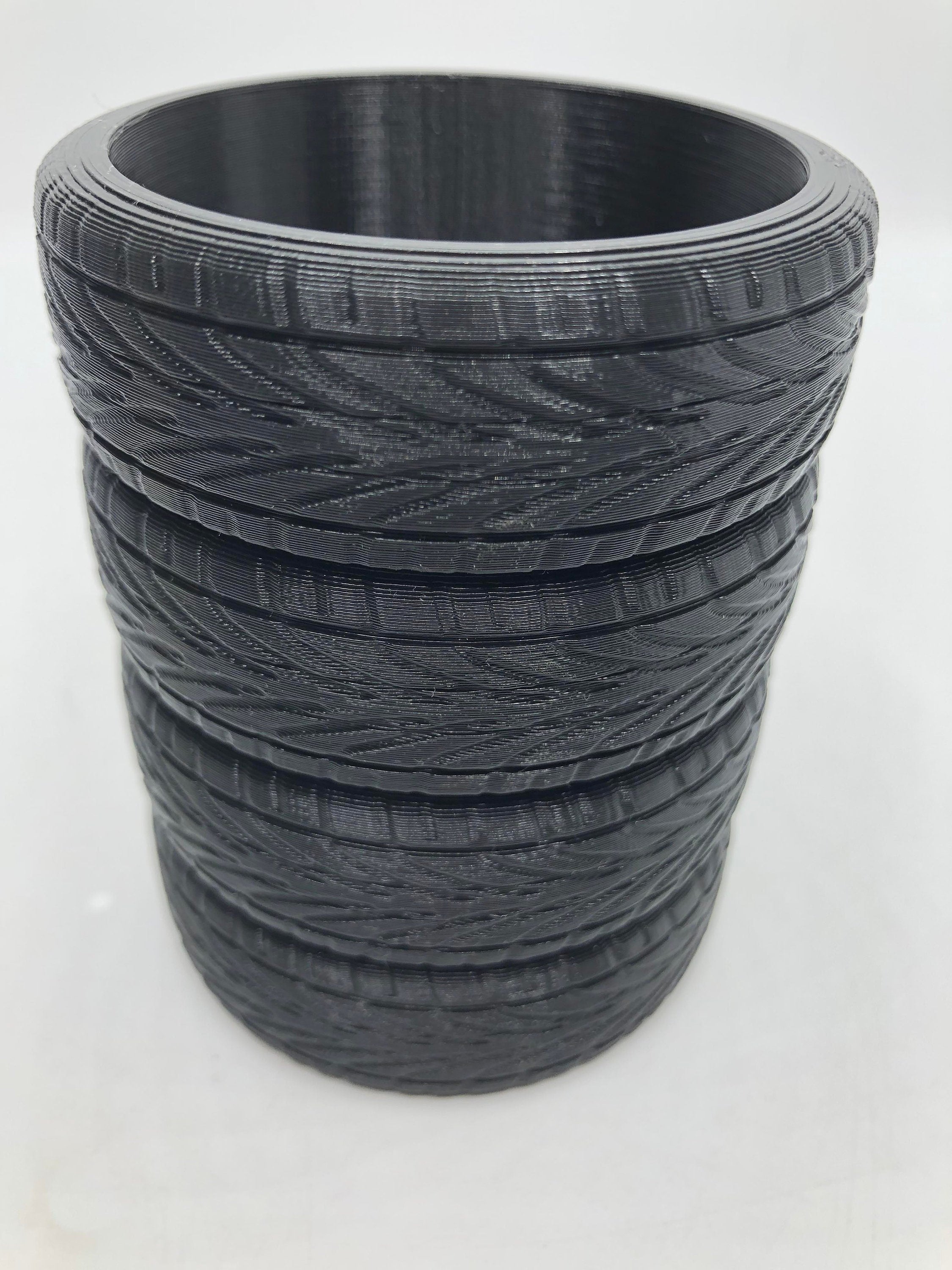 Stacked Tyres Pen Pot / Tyre Pen Holder / Mechanic Gift / Desk Tidy / Wheels Pot / Desk Organsier / Tyre Desk Tidy / Gift for Mechanics