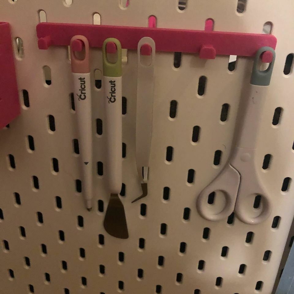 Cricut Tool Holder Mount for Skadis Pegboard / Mount for Cricut Tools & Accessories / Cricut Tool Holder for Cricut Air Tools / Cricut Maker