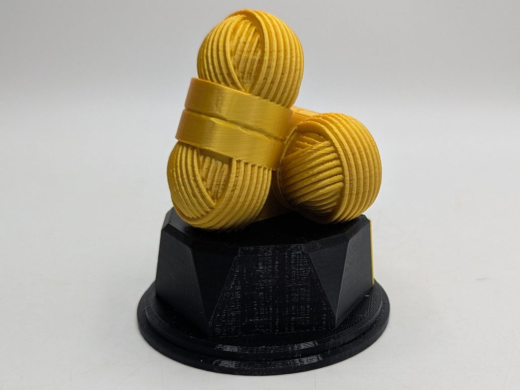 Personalised Knitting Trophy, Personalised Crochet Trophy, Best Knitter Award, Best Crocheter, Custom Wool/Yarn Trophy, Crochet/Knitter Gift