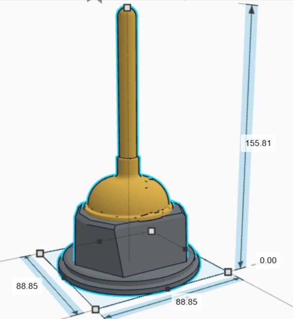 Personalised Plunger Trophy, Custom Trophy Gift, Builder Trophy Gift, Plumber Trophy Gift, Best Plumber Award, DIY Trophy Gift, Custom Award