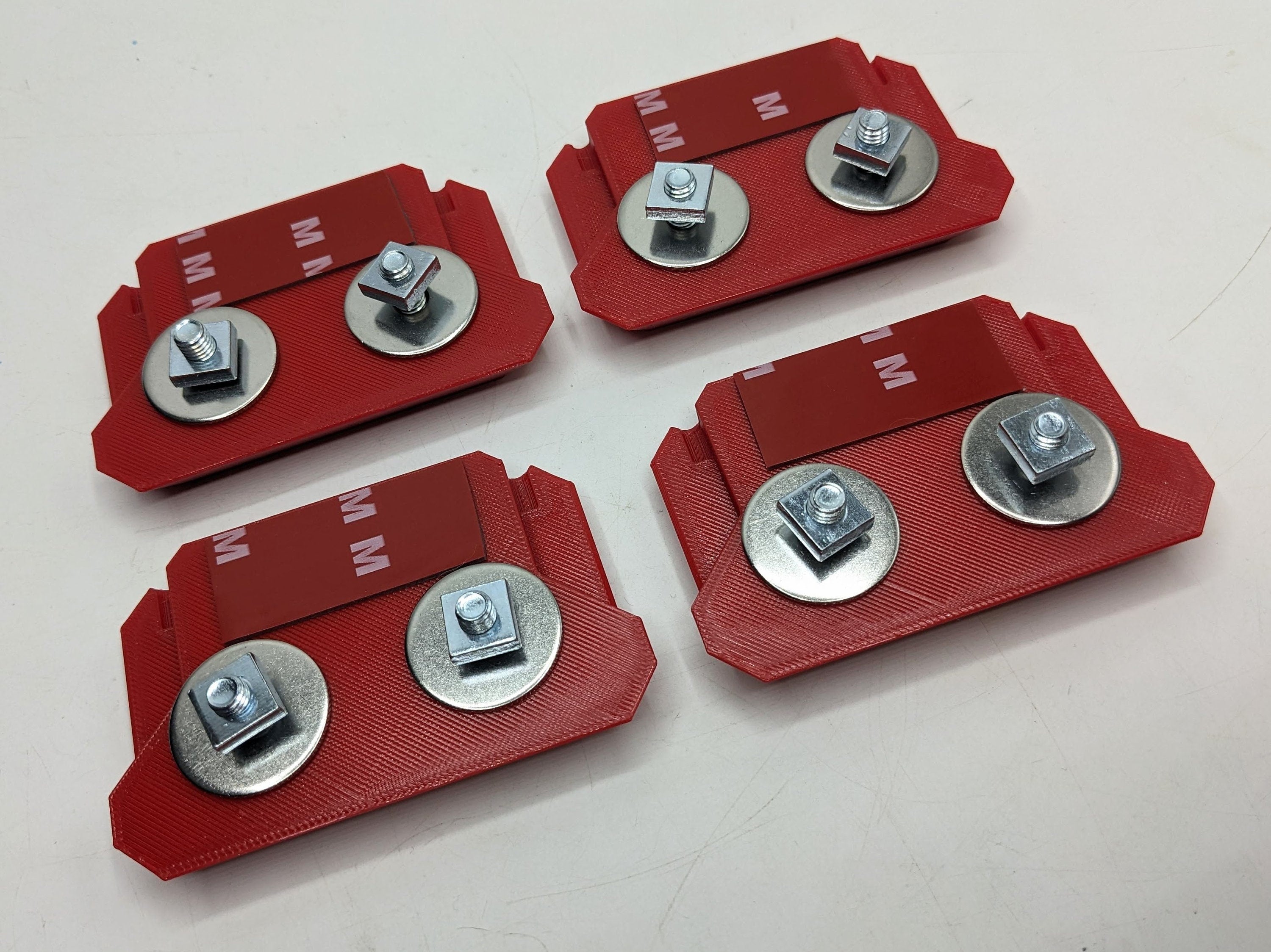 Universal Milwaukee Packout Top Mounting Cleats / Mount Feet Set + Hardware Kit / Milwaukee Packout Mounting / Milwaukee Packout Accessory