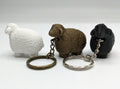 Sheep Keyring, Sheep Lover Gift, Sheep Keychain, Sheep Bag Tag Charm Gift, Ram Keyring, Ram Bag Tag, Gift for Farmer, Farmer Keepsake, Sheep