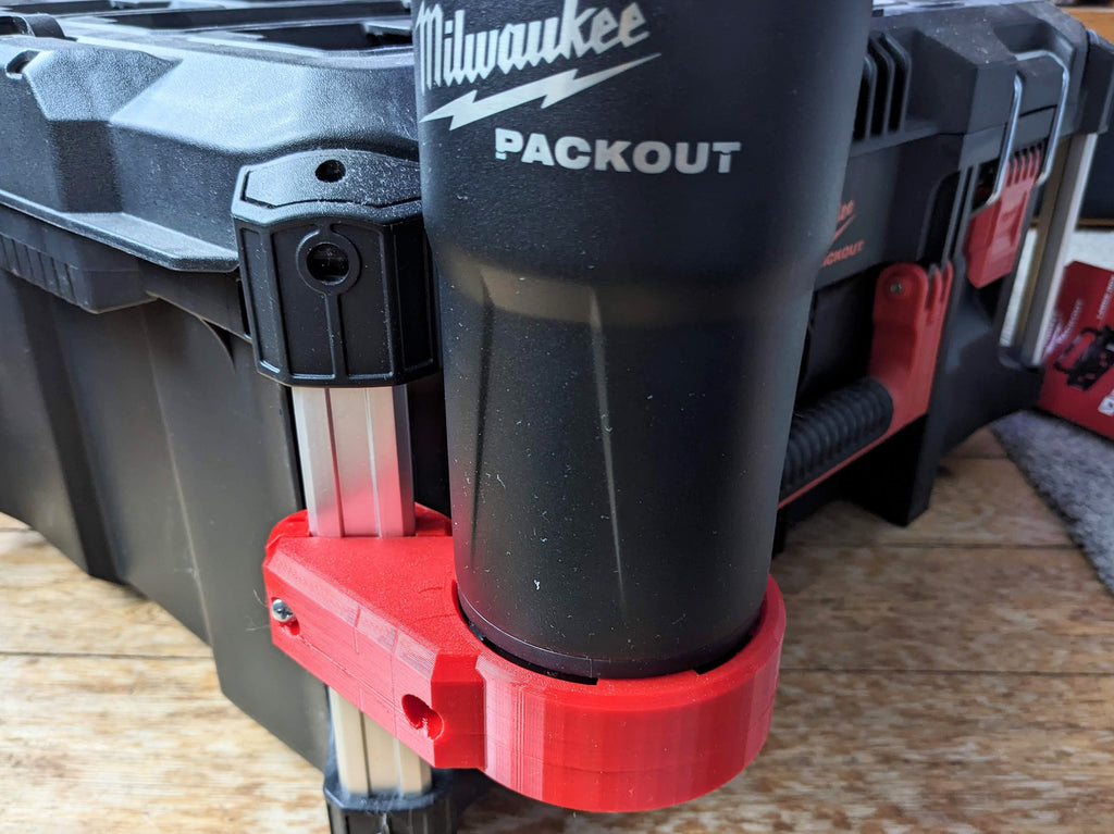 Milwaukee Thermal Tumbler, Cup Holder Milwaukee, Cup Holder for the Packout Corner Rail System, Milwaukee Accessory, Milwaukee Cup Accessory