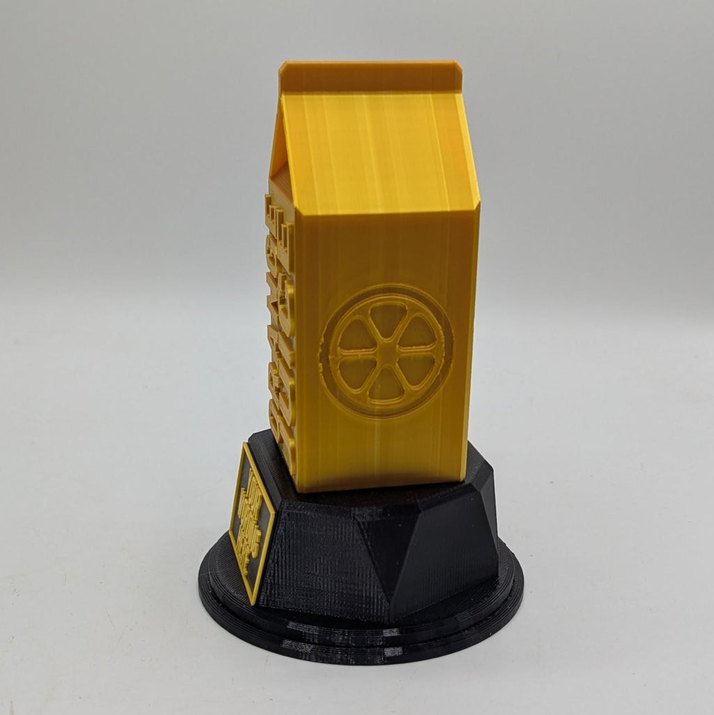 Personalised Orange Juice Trophy, Custom Trophy Gift, Orange Juice Lover Trophy, Orange Juice Award, Orange Juice Carton Gift, Orange Juice