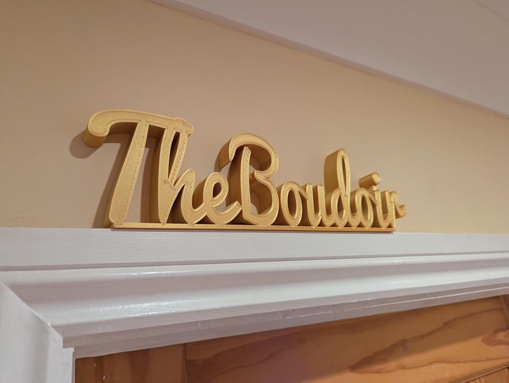 The Boudoir Door Sign, Boudoir Door Topper, Custom Door Sign, Bedroom Wall Sign, Above Door Sign, Quirky Door Sign, Fun Bedroom, Home Decor