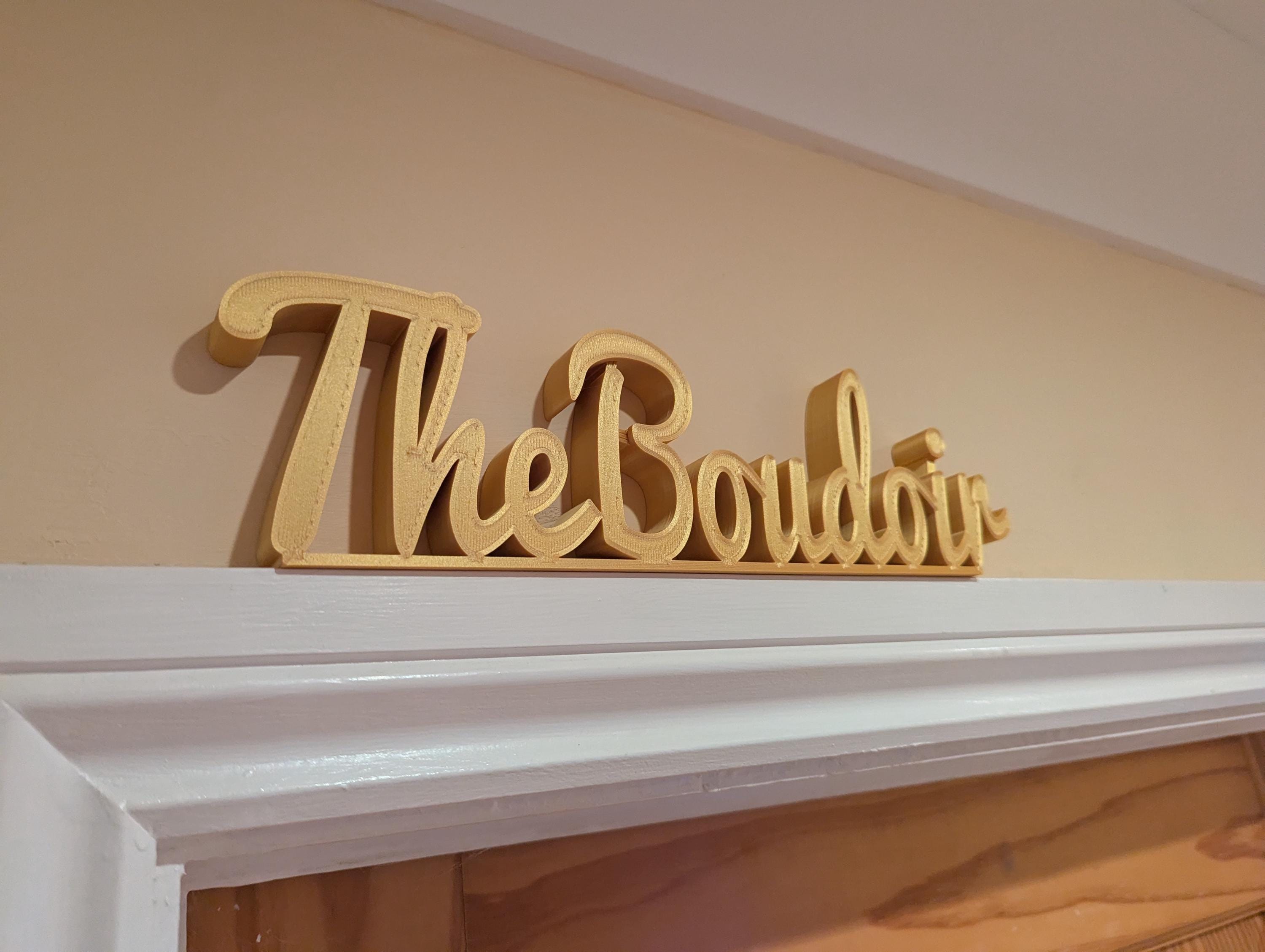 The Boudoir Door Sign, Boudoir Door Topper, Custom Door Sign, Bedroom Wall Sign, Above Door Sign, Quirky Door Sign, Fun Bedroom, Home Decor