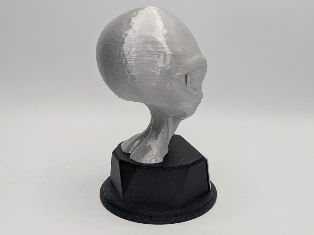 Personalised Alien Trophy, Alien Trophy, Alien Head Trophy Award, Custom Trophy, Golden Award, Sci Fi Lover Trophy, Sci Fi Office Award Gift