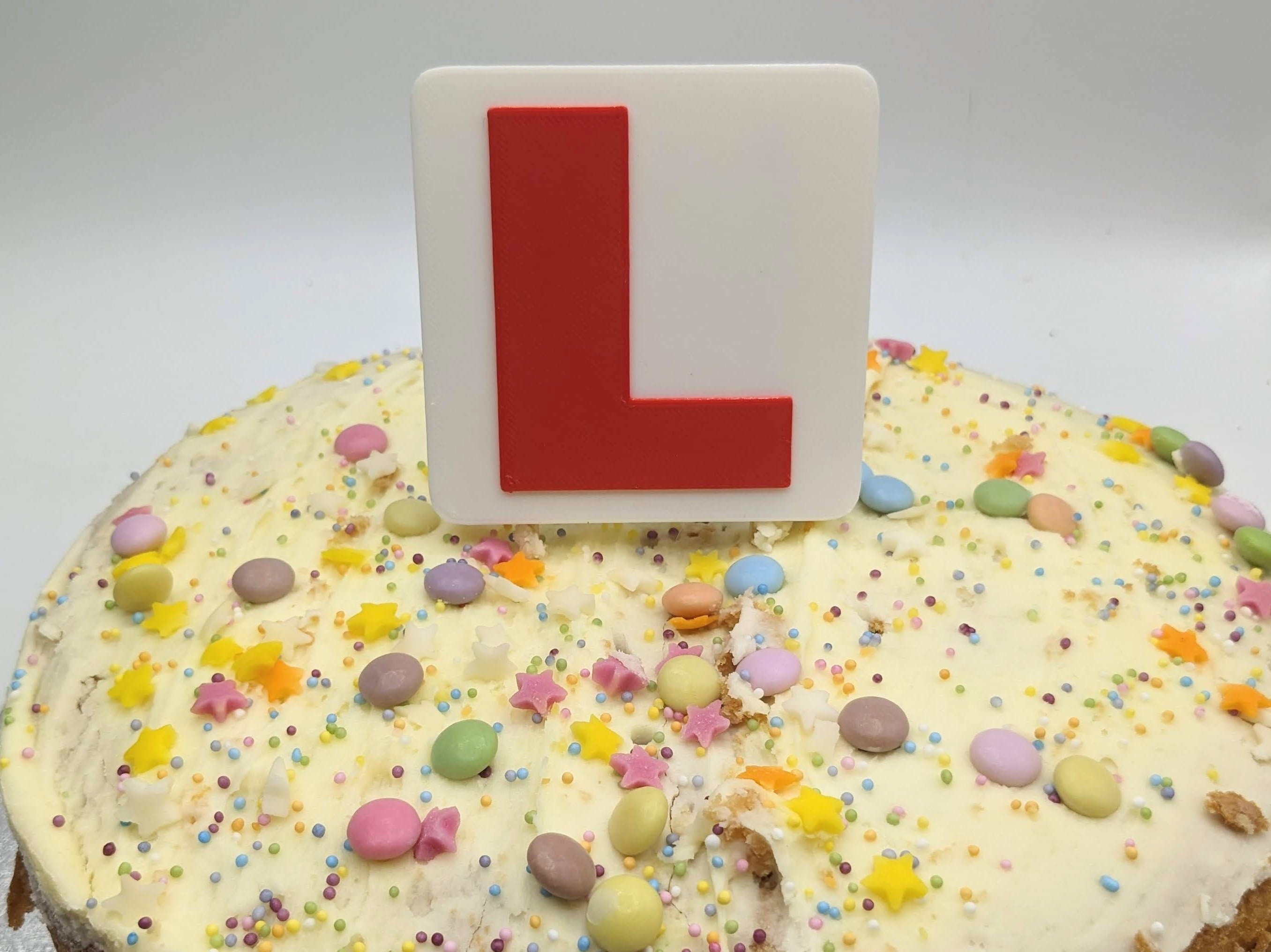 Learner Driver Cake Topper / New Driver Cake Topper / LPlate Cake Topper / 17th Birthday Cake /P Plate Cake Topper / Just Passed Cake Topper