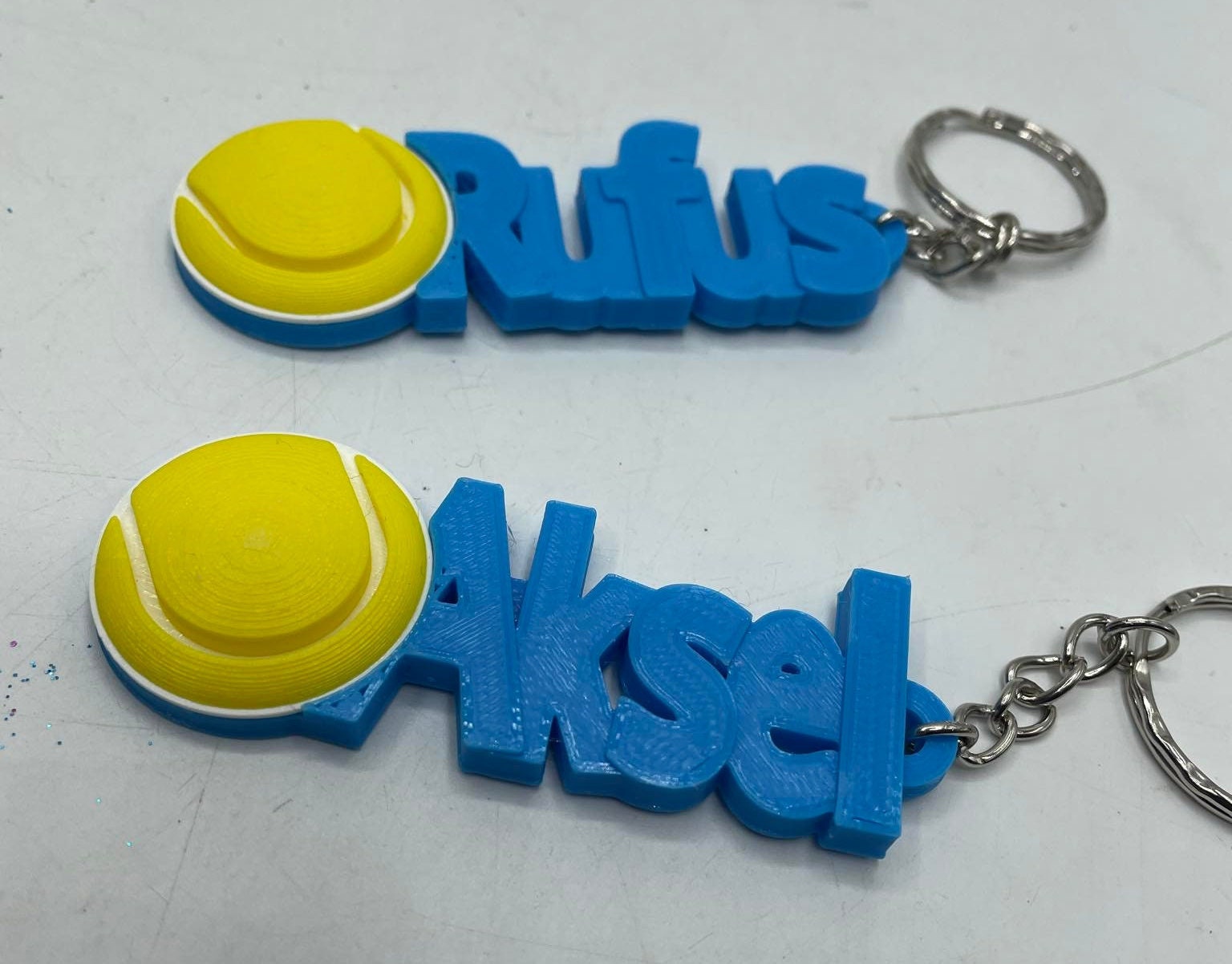 Personalised Tennis Keyring / Custom Made Tennis Gift / Tennis Gift Keyring / Tennis Bag Keyring Name / Tennis Gift / Gifts for Tennis Lover