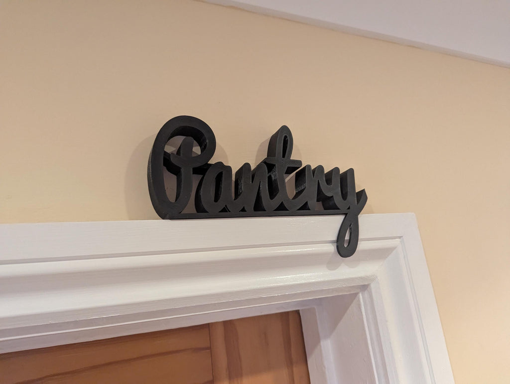 Pantry Door Sign, Pantry Sign, Door Topper, Custom Door Sign, Pantry Room Sign, Above Door Sign, Quirky Door Sign, Storage Cupboard Sign