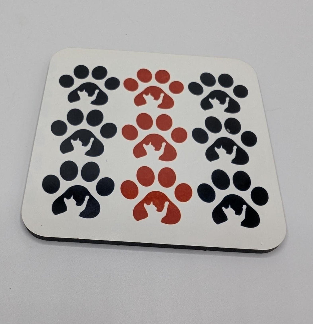 Cat Paw Print Coaster, Cat Lover Gift, Cat Mum Gift, Cat Dad Gift, Animal Coaster, Kitten Owner Gift, Gift for Cat Owner, Cat Paw Shape