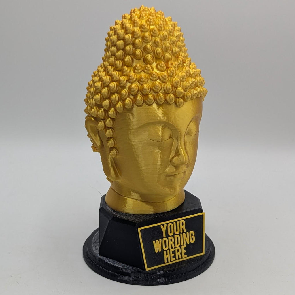 Personalised Buddha Trophy, Buddha Shape Gift, Buddha Award Gift, Buddha Lover Gift, Custom Award, Buddha Keepsake Gift, Custom Trophy Award