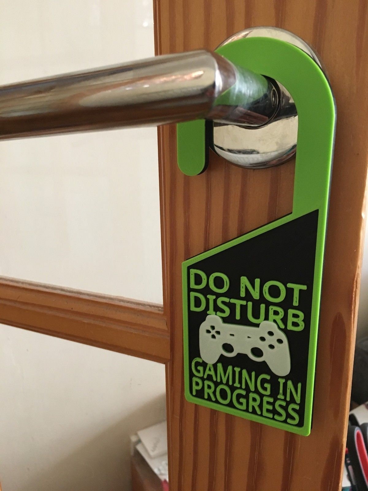 Gaming Do Not Disturb Door Sign / Gamer Do Not Disturb Sign / Gaming in Progress Sign / Do Not Disturb Gaming in Process / Gaming Room Decor