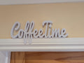 Coffee Time Door Sign, Coffee Lover Gift, Home Decor Sign, Lounge Door Sign, Custom Door Sign, Door Topper, Lounge Door Sign, Coffee Gift