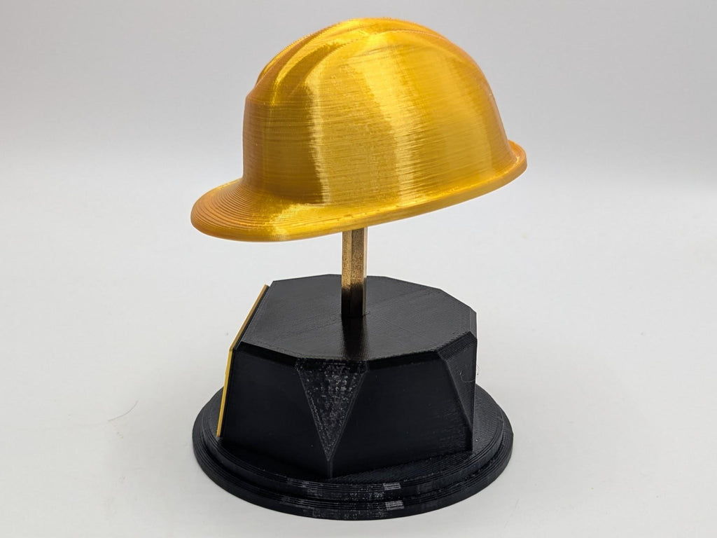 Personalised Safety Hat Trophy, Hard Hat Trophy, Gift for Builder, Custom Trophy Gift, Workman Trophy Award, Safety Hat Award, Site Award