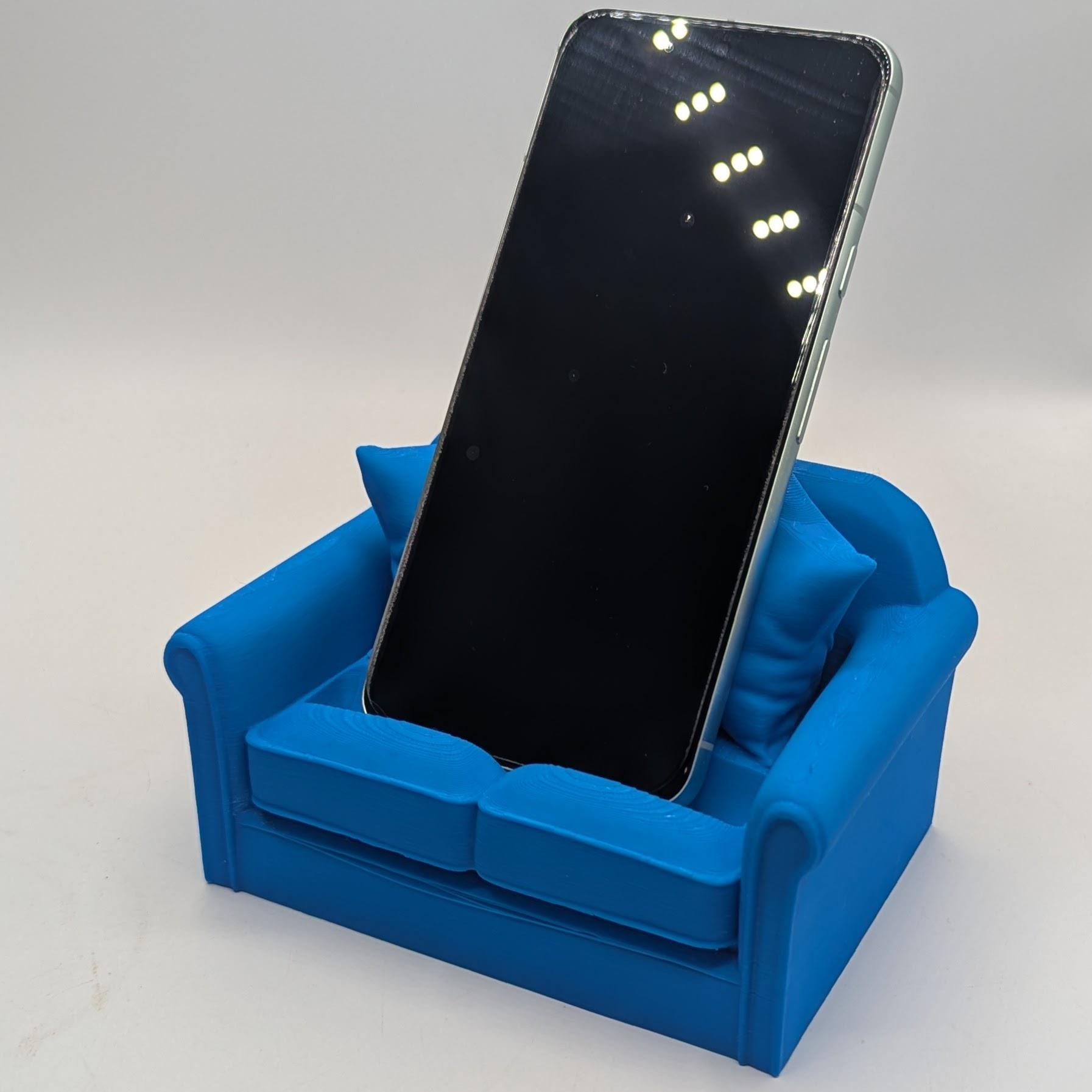 Sofa Phone Stand, Couch Phone Stand, Settee Shaped Phone Stand, Iphone Phone Holder, Android Phone Holder, Settee Fun Gift, Phone Stand Gift