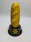 Personalised Loaf of Bread Trophy, Sandwich Award, Custom Trophy, Office Trophy, Funny Trophy, Sandwich Lover Award Gift, Bloomer Loaf Award