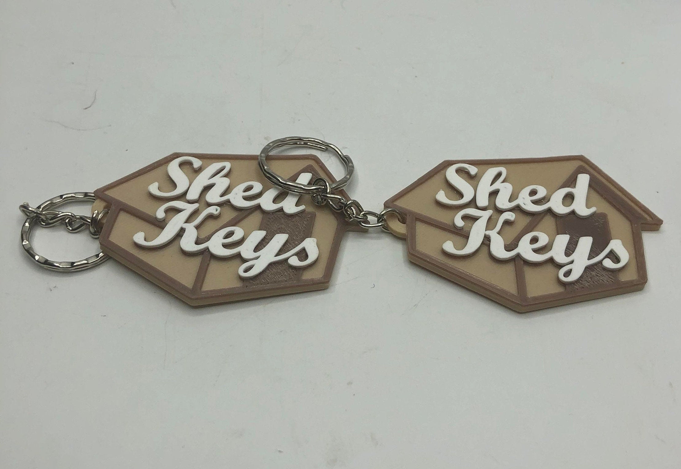 Shed Keys Keyring / Shed Keys Bag Tag / Man Cave Keyring / Shed Key Gift / Gift for Him / Shed Keyring / Shed Bag Tag / Keyring for Shed Key