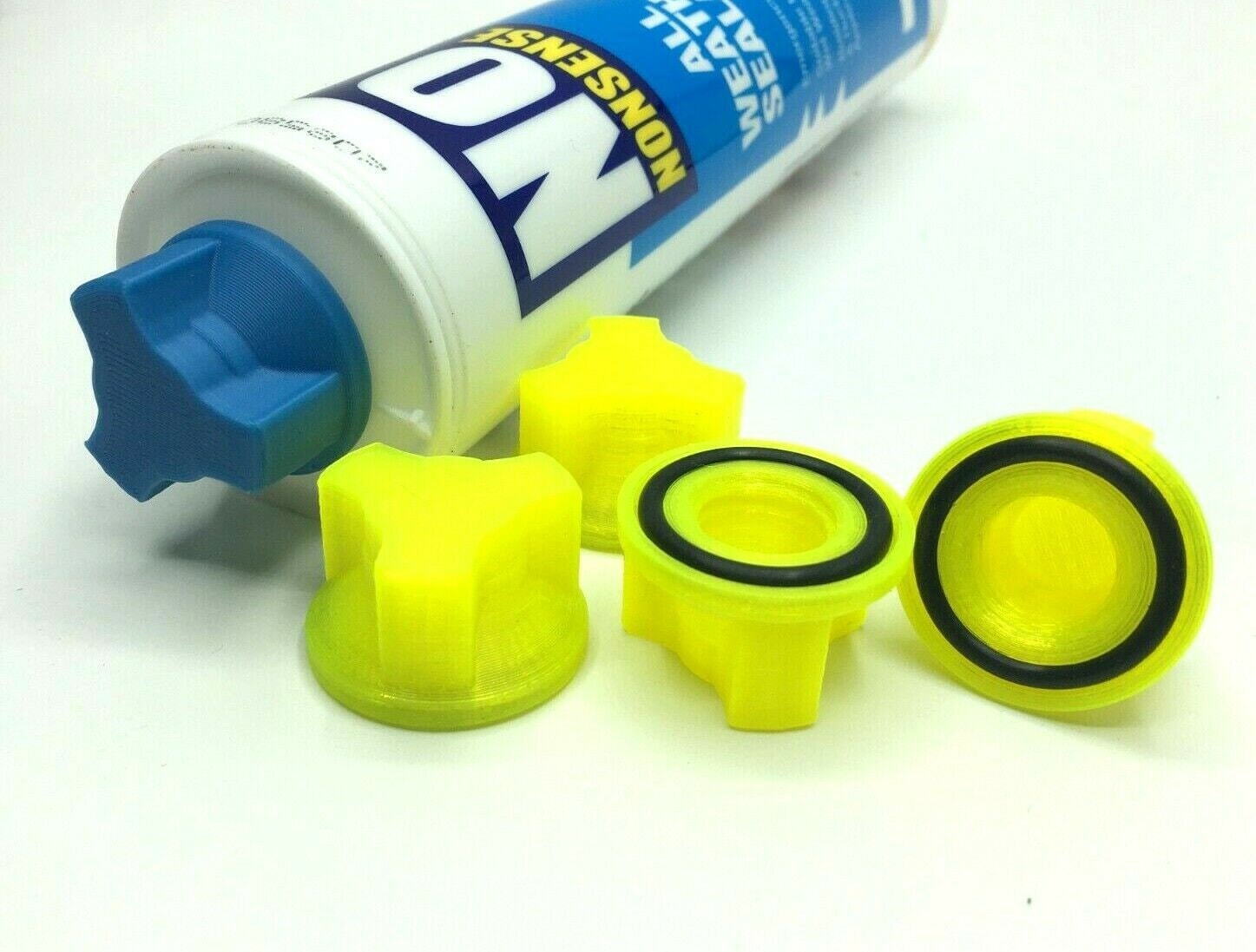 Silicone Sealant Caps / SIKA Caulk Cartridge Caps / Tube End Cap for standard caulk / C4 Silicone Sealant Caps / Mastic Silicone Sealant Cap