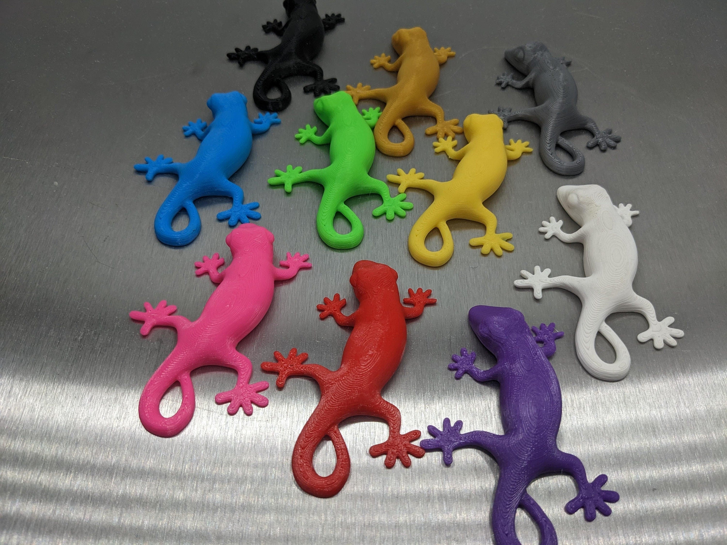 Gecko Magnet, Lizard Magnet, Gecko Shaped Fridge Magnet, Lizard Shaped Fridge Magnet, Gecko Gift, Lizard Gift. Novelty Fridge Magnet, Gecko