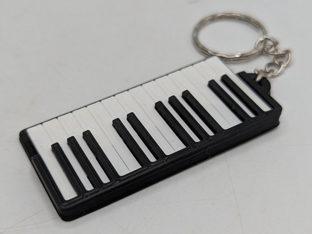 Piano Keyring, Keyboard Keyring, Piano Shape Gift, Piano Player Gift, Music Teacher Gift, Musician Keyring, Pianist Gift, Piano Lover Gift