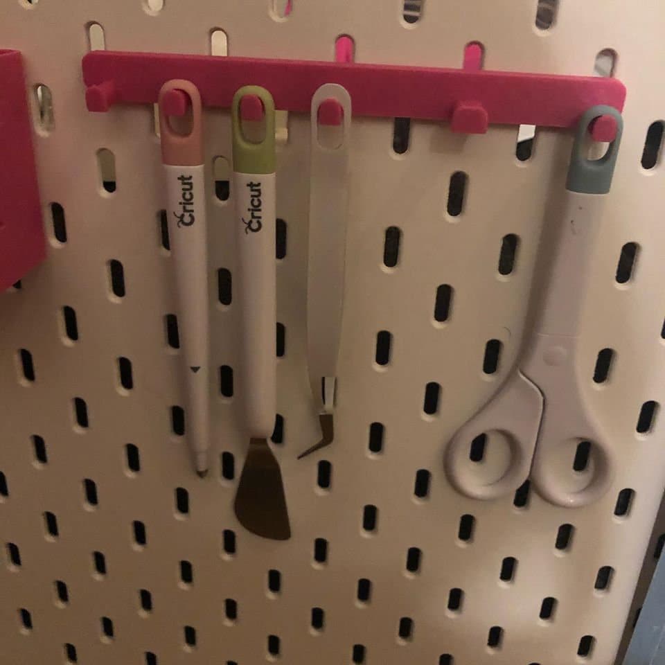 Cricut Tool Holder Mount for Skadis Pegboard / Mount for Cricut Tools & Accessories / Cricut Tool Holder for Cricut Air Tools / Cricut Maker