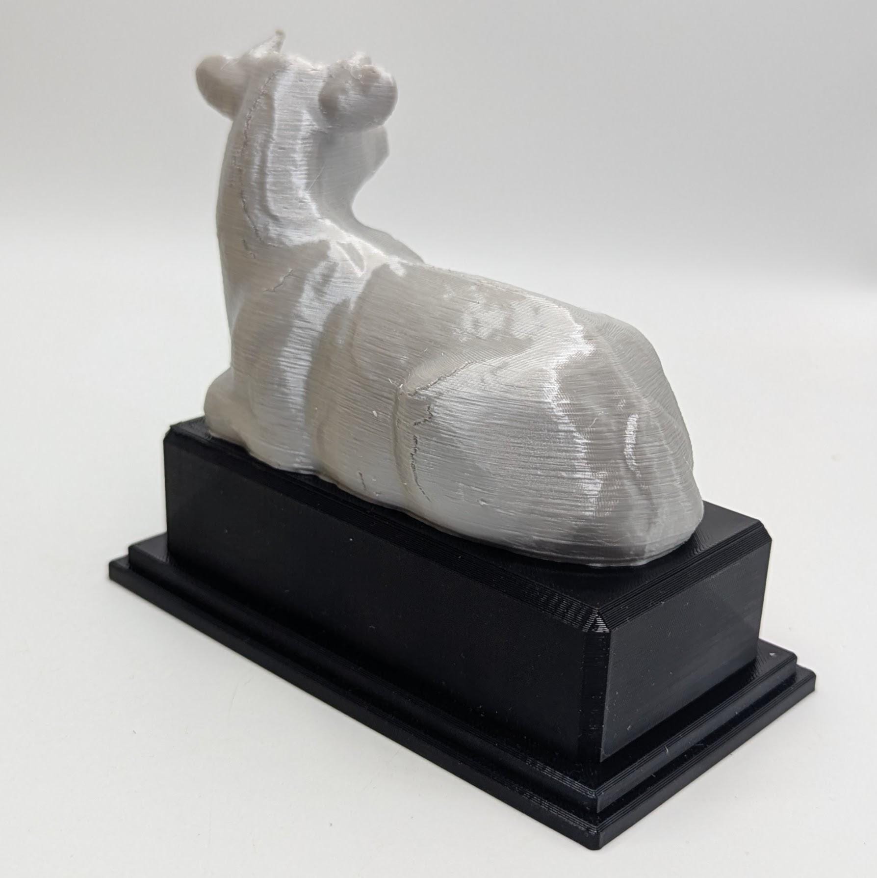 Personalised Cow Trophy, Farmer Cow Trophy, Gift for Cow Lover, Custom Trophy Gift, Cow Award Gift, Office Trophy, Animal Lover Award, Cow