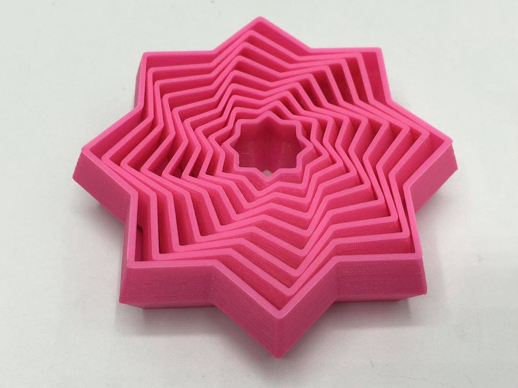 Stress Relief Desk Toy, Fidget Star Sensory Executive Toy, Under 5 Pounds, Star 8 Point Fidget, Fidget Toy for Over 14s, Adult Autism