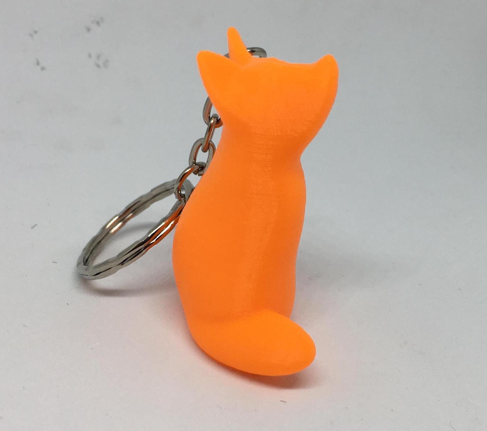 Fox Shape Keyring, Red Fox Keychain, Fox Lover Gift, Animal Lover Gift, Cute Fox Keyring, Fox Bag Tag, Fox Keychain, Fox Bag Tag Gift, Foxy