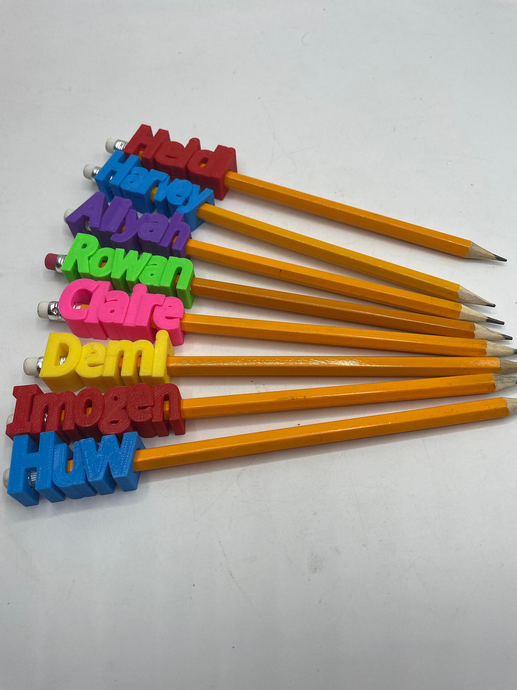 Personalised Pencil Toppers / Party Bag Fillers / Gifts for Teachers / Gifts for Office Staff / Under 5 Pounds / Pencil Topper with Pencil