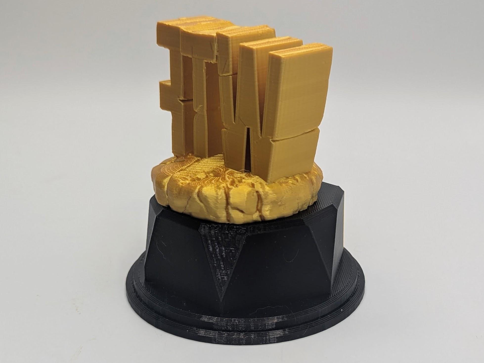 Personalised WTF Trophy, WTF Award, Custom Trophy, WTF Saying Award, Office Trophy, Funny Trophy, Sarcastic Award Trophy, Humorous Trophy