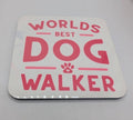 Dog Walker Coaster, Gift for Dog Walker, Under 5 Pound, Dog Walker Thank You, Best Dog Walker Gift, Dog Christmas Gift, Dog Walker Thank You