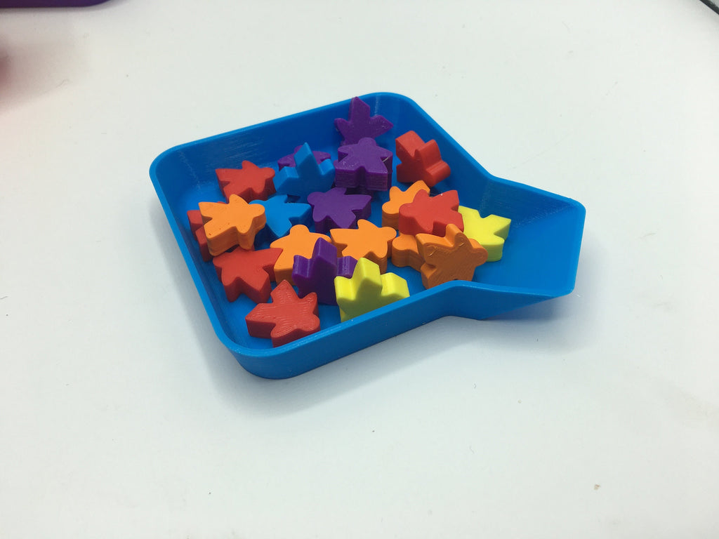 Stackable Board Game Tray With Funnel / Diamond Painting Art / Tray for Token / Board Game Tray Accessory / Stackable Gaming Tray /Coin Tray