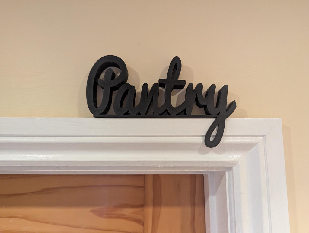 Pantry Door Sign, Pantry Sign, Door Topper, Custom Door Sign, Pantry Room Sign, Above Door Sign, Quirky Door Sign, Storage Cupboard Sign