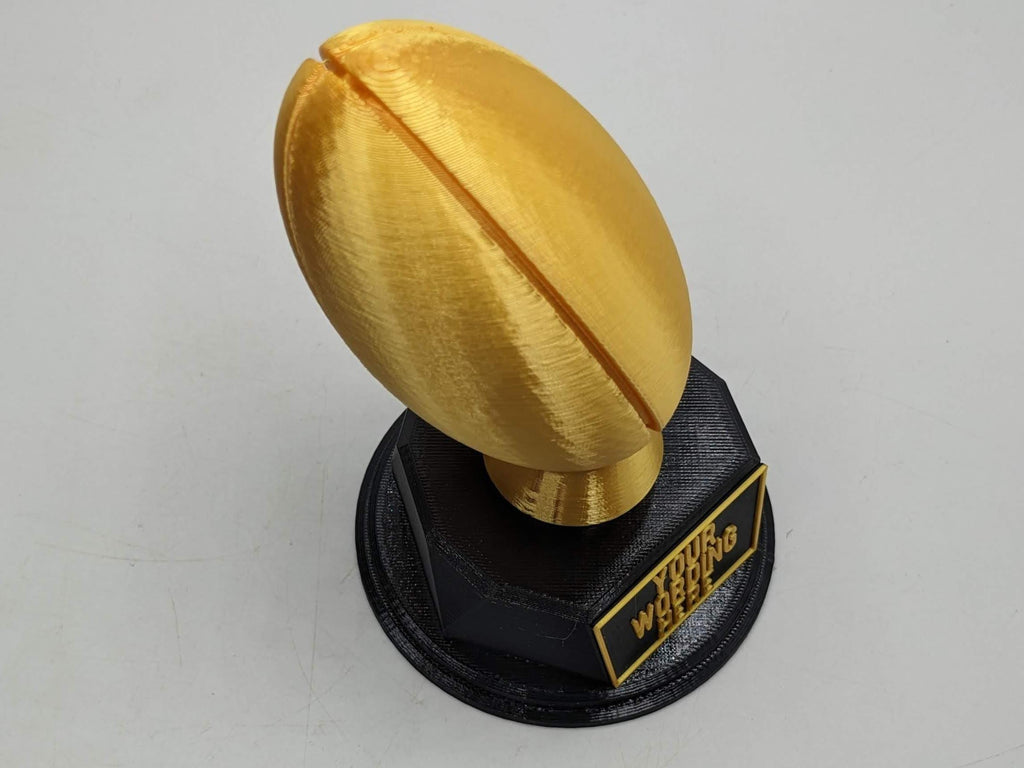 Personalised Rugby Trophy / Rugby Fun Trophy / Secret Santa Rugby Player / Rugby Team / Rugby Stocking Filler / Rugby Player Gift / Rugby Club