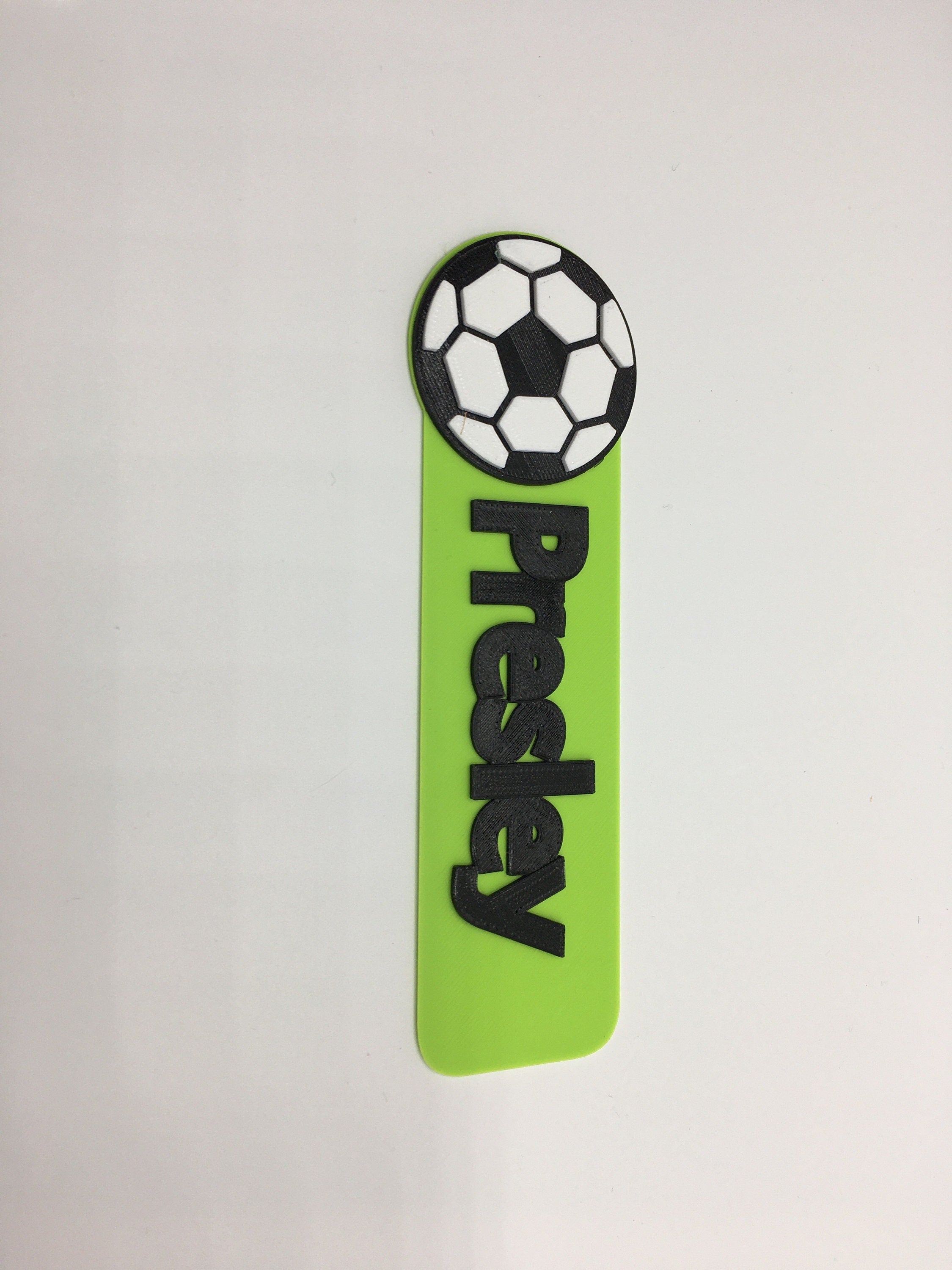 Football Personalised Bookmarks, Soccer Bookmark, Football Reading Gift, Football Lover Gift, Soccer Bookmark Gift, Football Party Gift