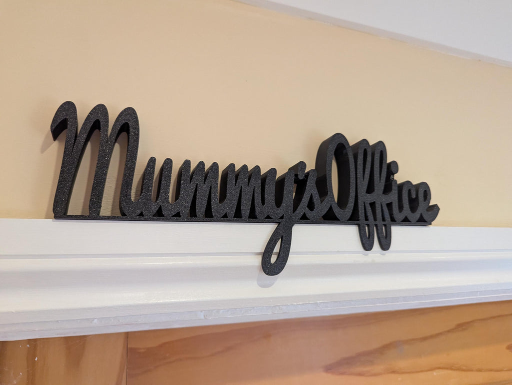 Mummy's Office Door Sign, Mum Door Sign, Door Topper, Custom Door Sign, Mum Wall Sign, Above Door Sign, Quirky Sign, Gift for Mum, Mum Space