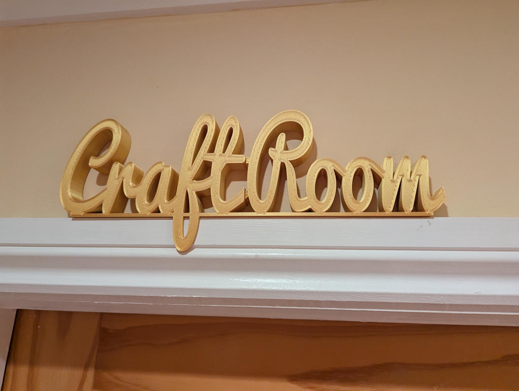 Craft Room Door Sign, Crafter Door Sign, Door Topper, Custom Door Sign, Above Door Sign, Quirky Sign, Sign For Crafters, Crafting Room Sign