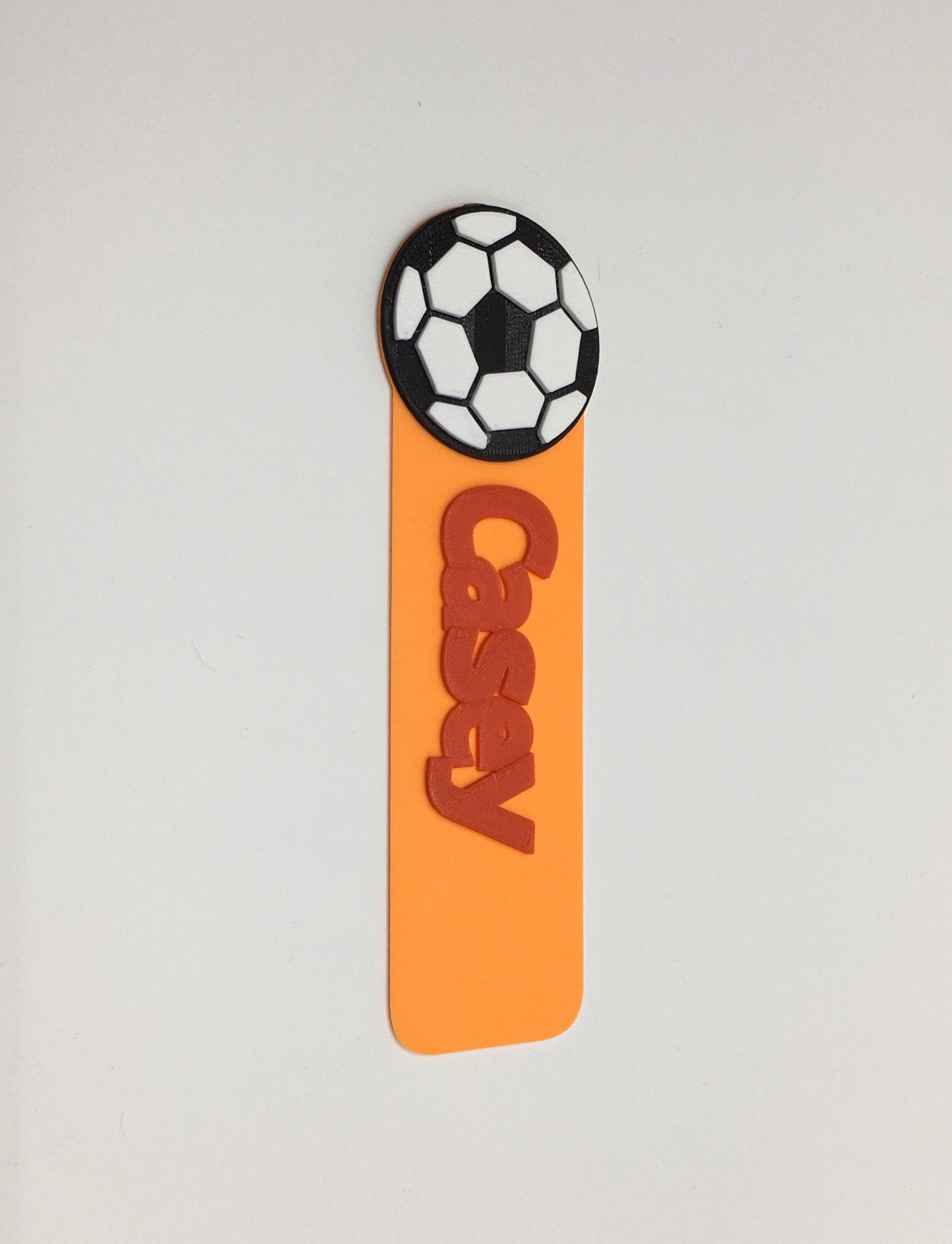 Football Personalised Bookmarks, Soccer Bookmark, Football Reading Gift, Football Lover Gift, Soccer Bookmark Gift, Football Party Gift