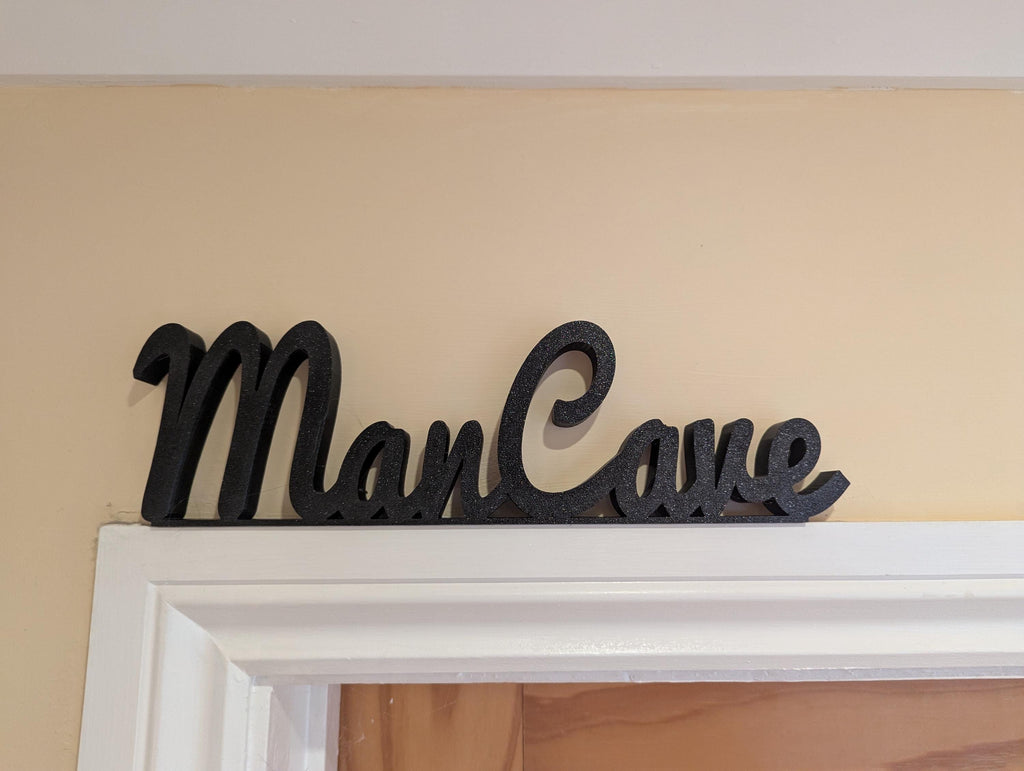Man Cave Door Sign, Man Cave Room Sign, Custom Door Sign, Door Topper, Home Decor,  Dad Shed Sign, Door Frame Art, Man Shed Sign, Funny Sign