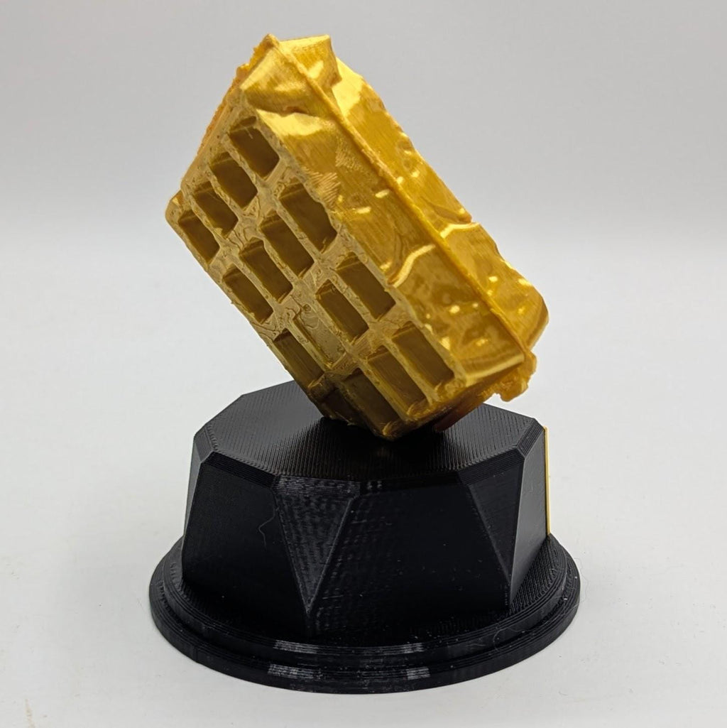 Personalised Waffle Trophy, Waffle Award Gift, Custom Trophy Gift, Funny Waffle Award Gift, Office Trophy, Waffle Lover, Biggest Waffler
