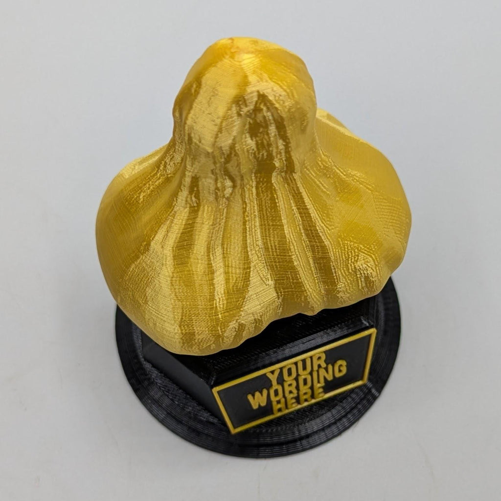 Personalised Ballsack Trophy, Ballsack Shape Gift, Ballbag Award Gift, Ballbag Joke Gift, Custom Trophy Award, Biggest Ballsack Award Gift
