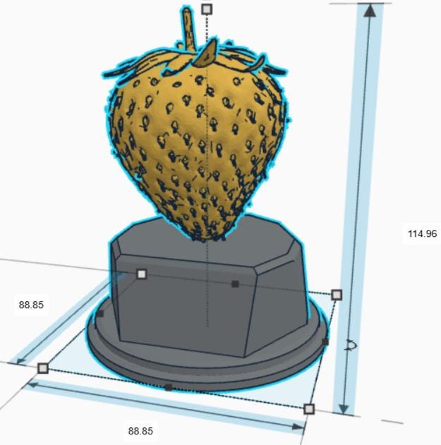 Personalised Strawberry Trophy, Strawberry Fun Trophy, Strawberry Award, Strawberry Lover Gift, Custom Trophy Gift, Strawberry Office Trophy